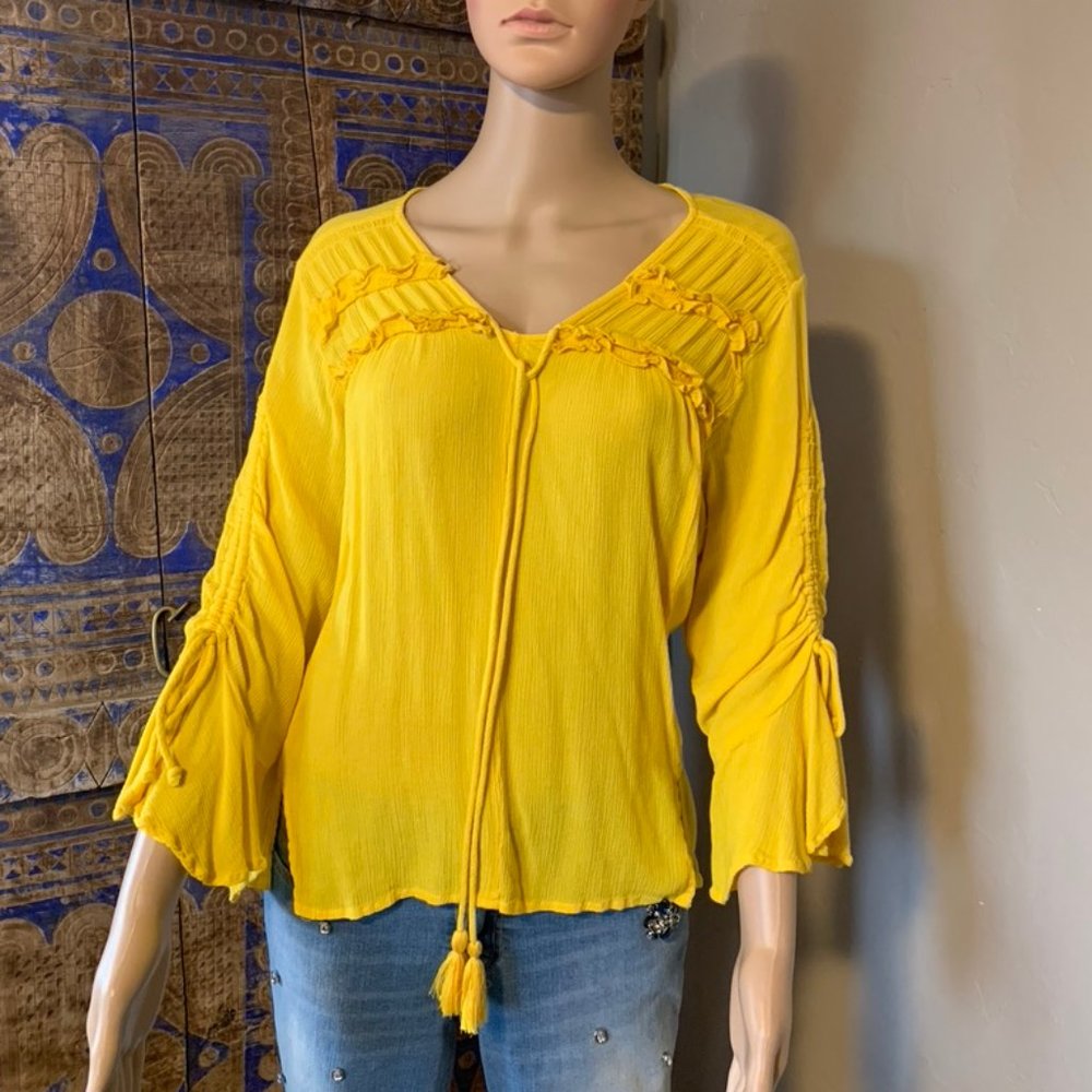 Rocks & Indigo Hippy Boho Blouse - Med